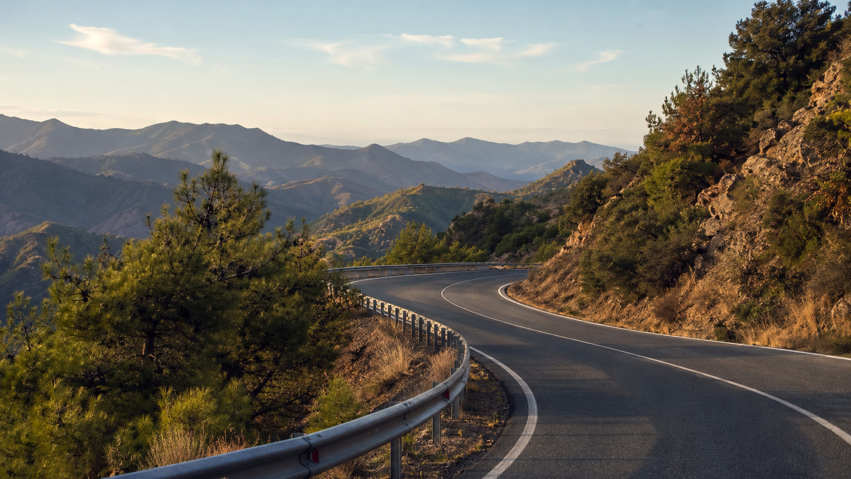 Cyprus mountain road
